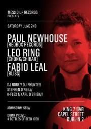 Mess'd Up presents Paul Newhouse, DJ Fabio Leal & More - フライヤー表