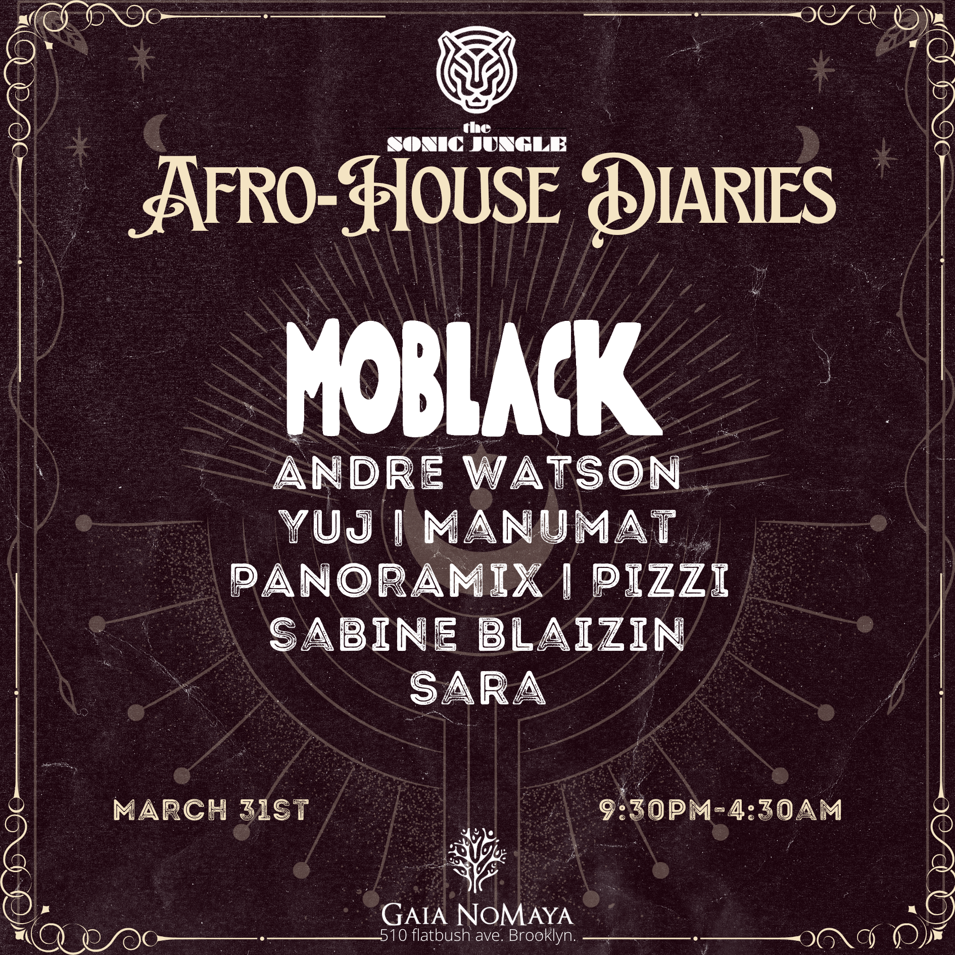 Afro-house Diaries with MoBlack - Página trasera