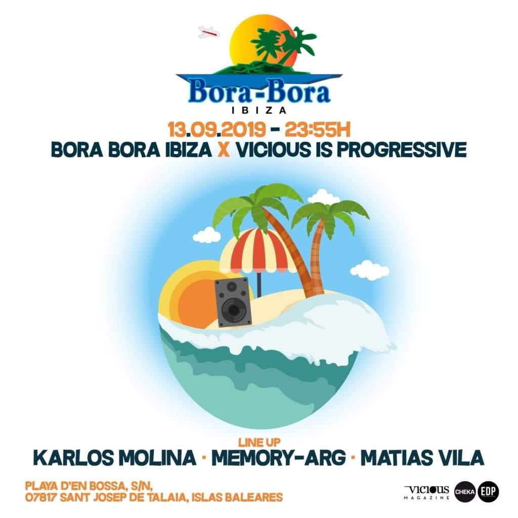Bora Bora Ibiza X Vicious Is Progressive - Página frontal