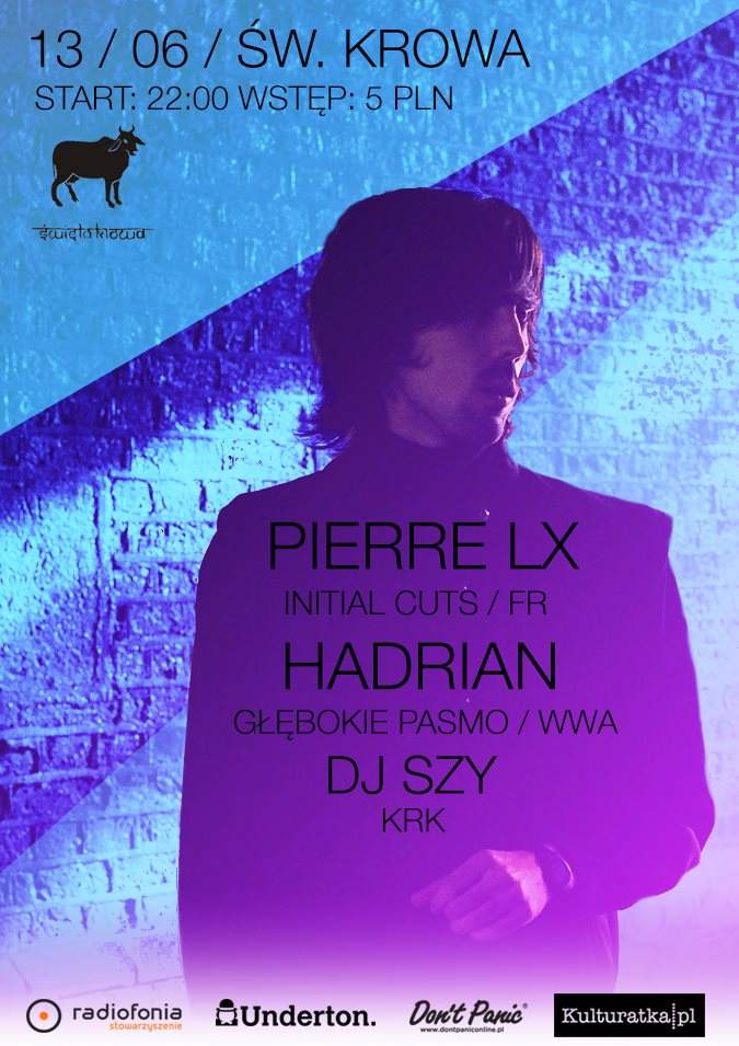 Pierre LX, Hadrian & DJ SZy - Página frontal