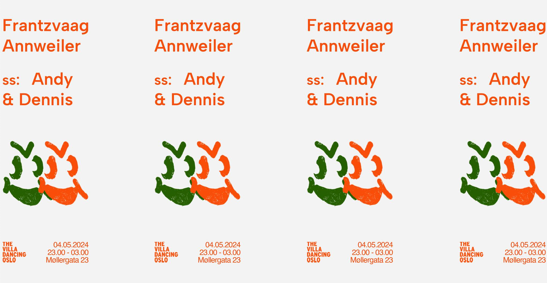 Frantzvaag & Annweiler // SS: Andy & Dennis - フライヤー表
