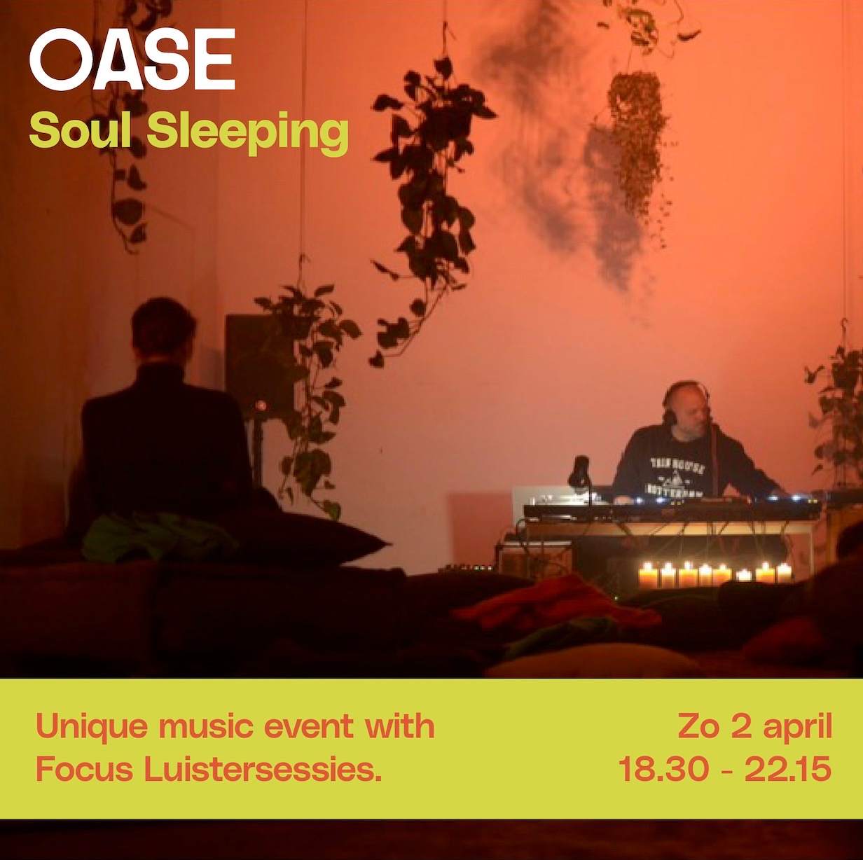 Soul Sleeping - Lie-Down Listening Session - フライヤー表