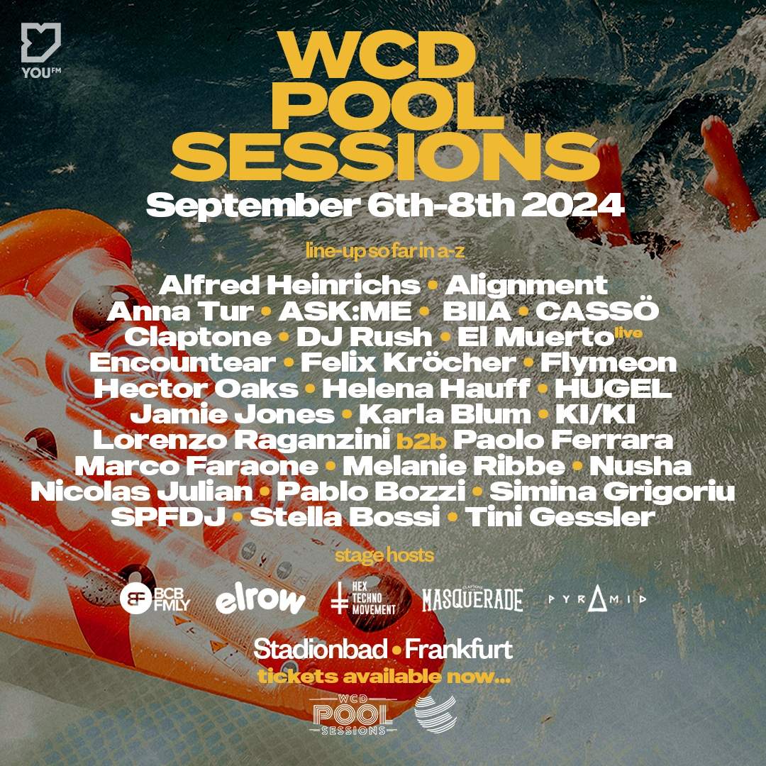 WCD Pool Sessions 2024 - フライヤー表