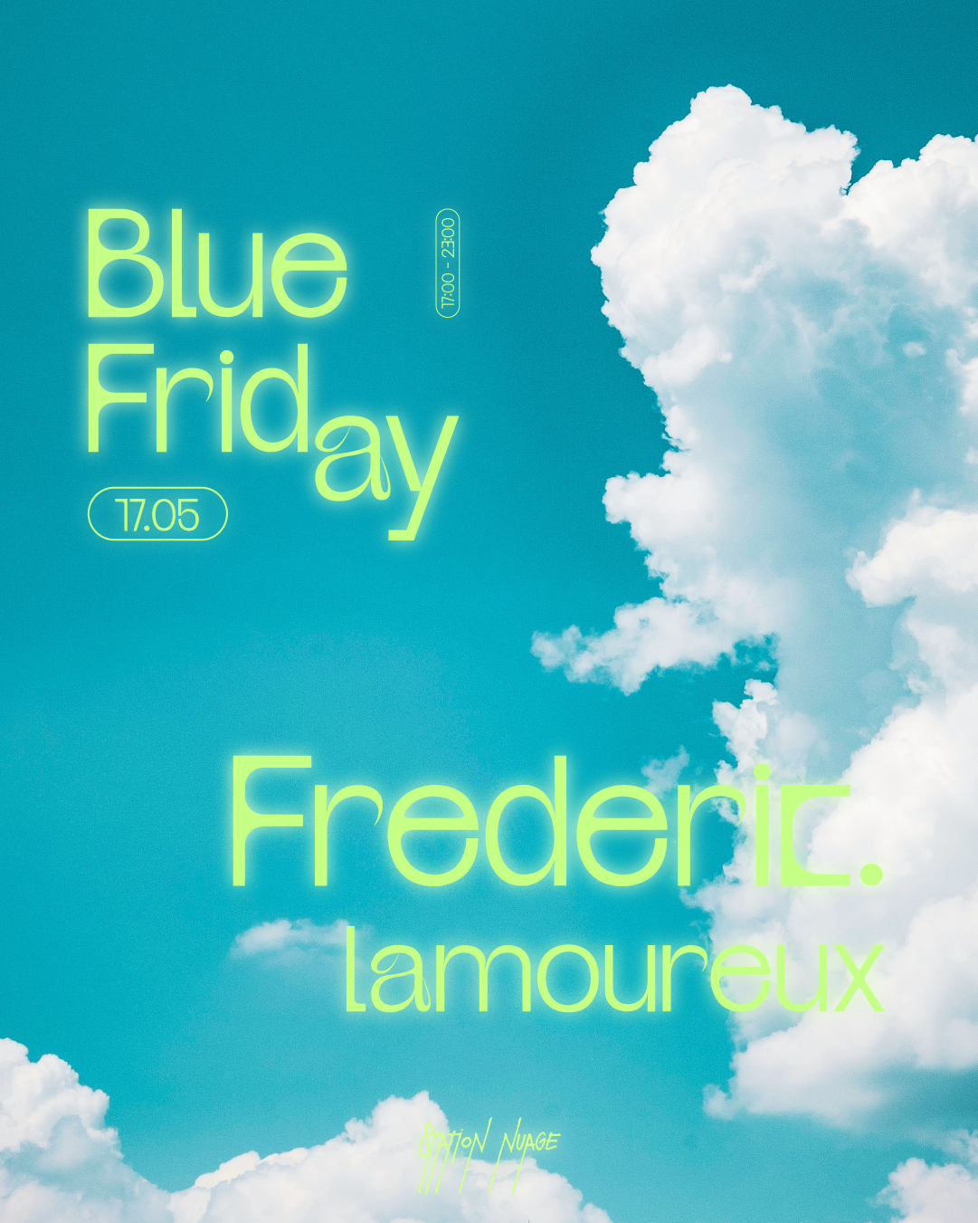 Blue Friday with Frederic. + lamoureux - Página frontal