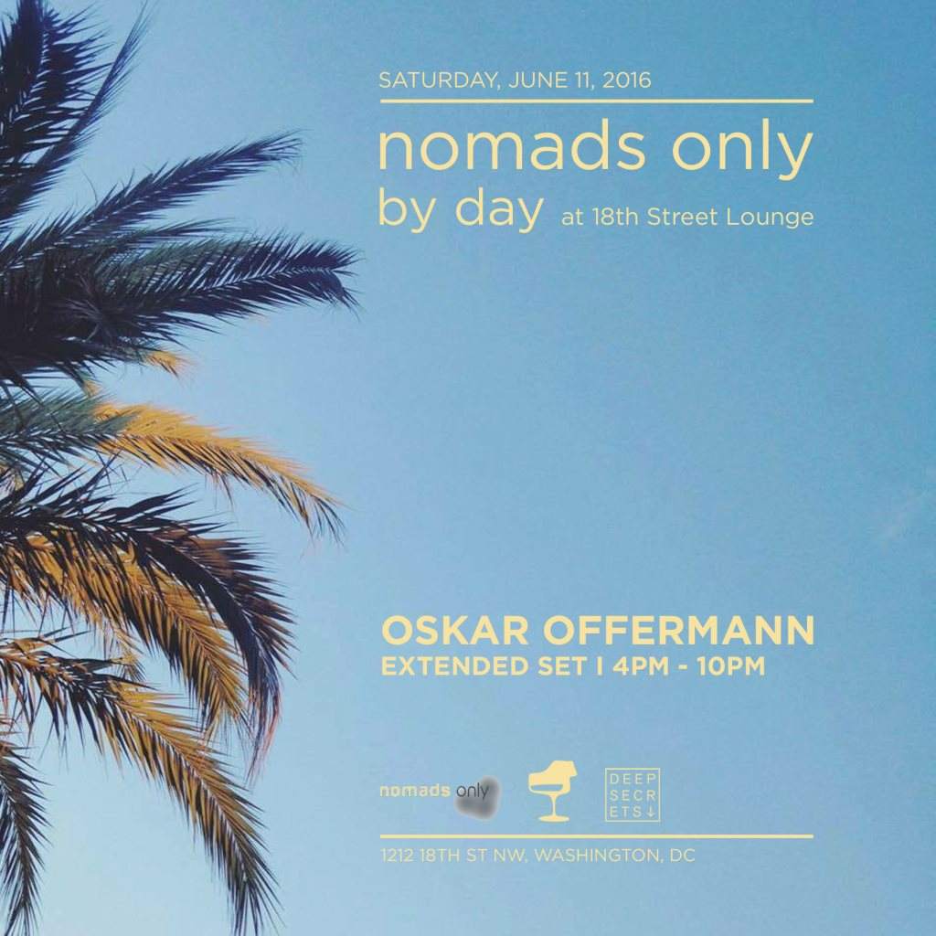 Nomads Only by day with Oskar Offermann  - Página frontal