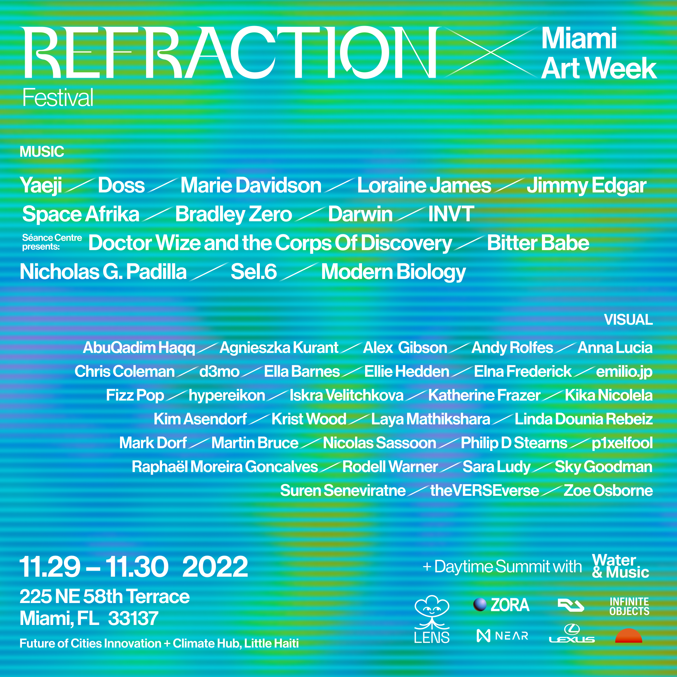 Refraction Festival | Miami Art Week - Página frontal
