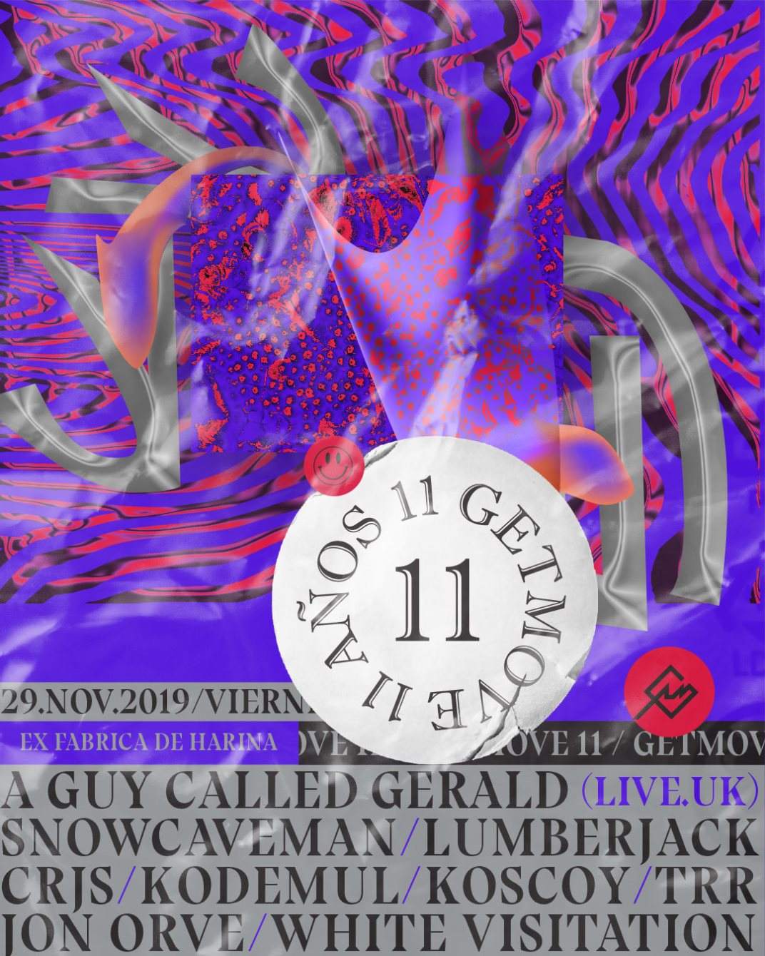 A Guy Called Gerald (Live.Uk) - GetMove Anniversary - Página frontal