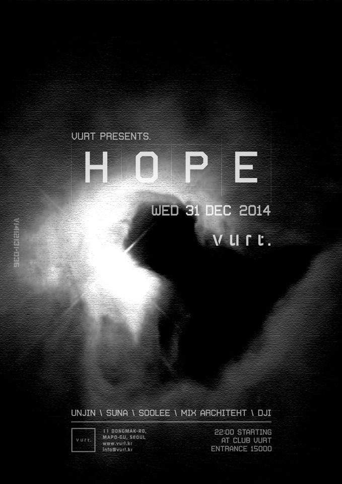 Vurt presents - Hope - フライヤー表