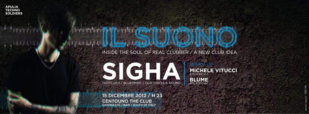 Sigha at IL Suono - フライヤー表