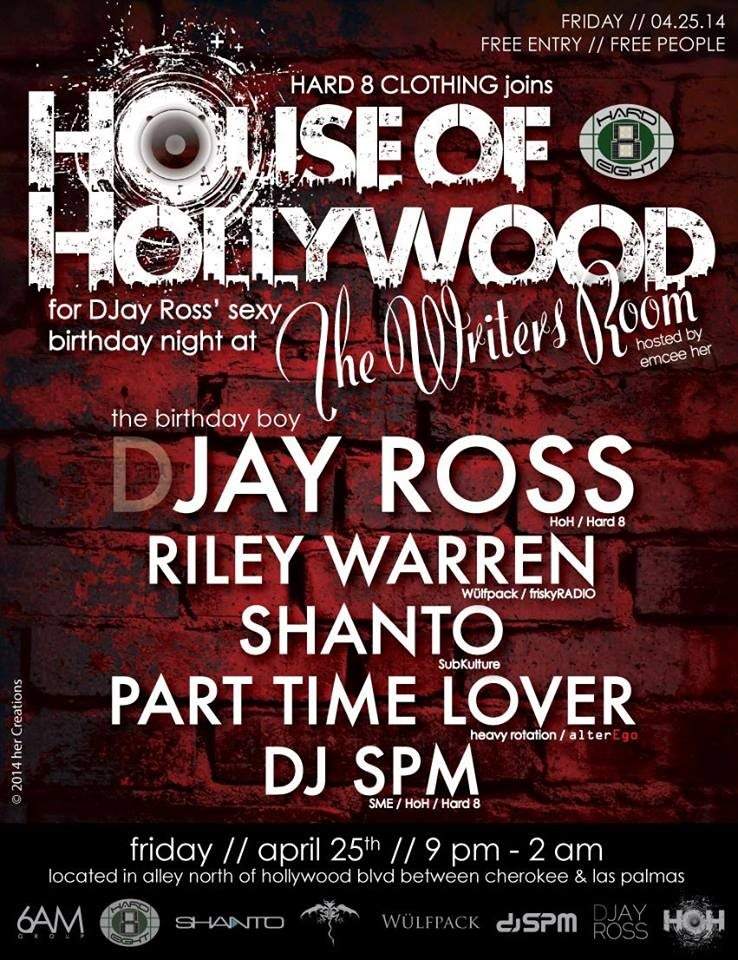 House of Hollywood: Riley Warren, Jay Ross, Shanto - Página frontal