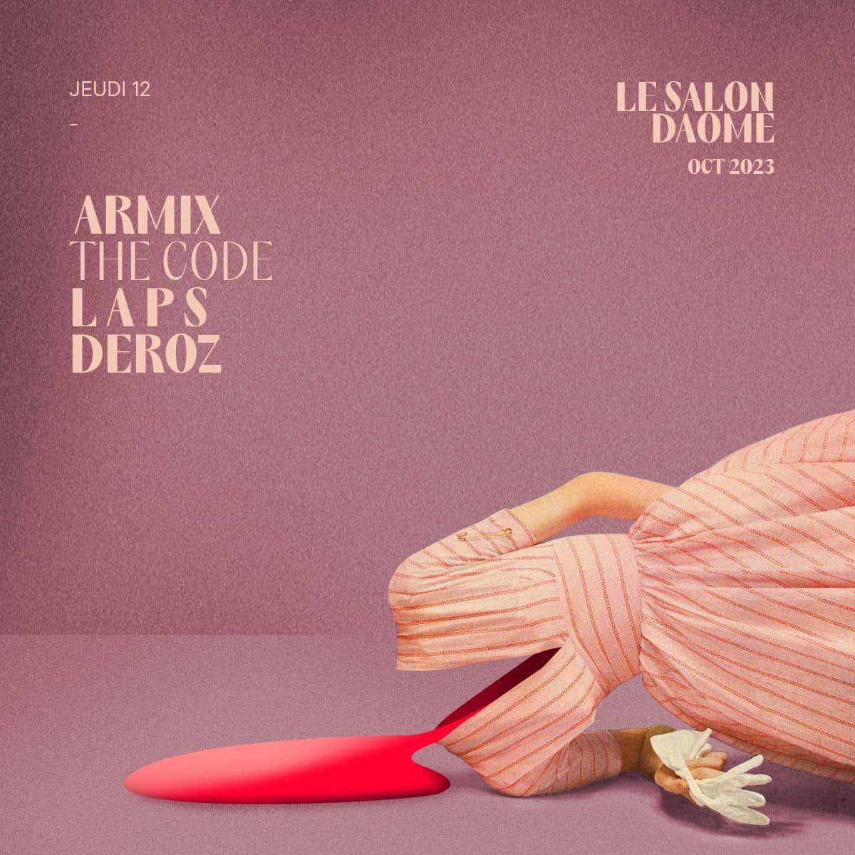 TECH MTL presents ARMIX [The Code] Live at Le Salon Daome at Salon ...