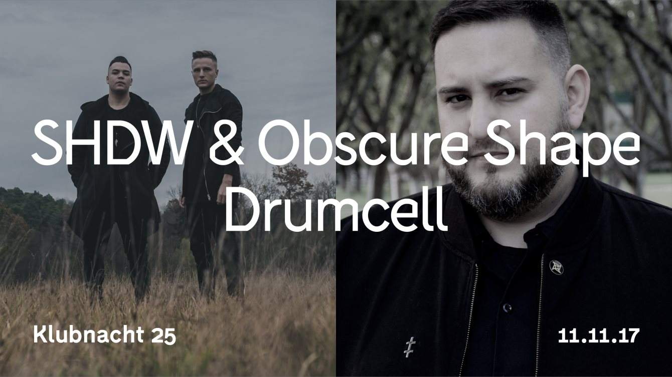 Klubnacht N°25 - SHDW & Obscure Shape Drumcell - Página frontal