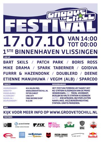 Groove to Chill Festival - フライヤー裏