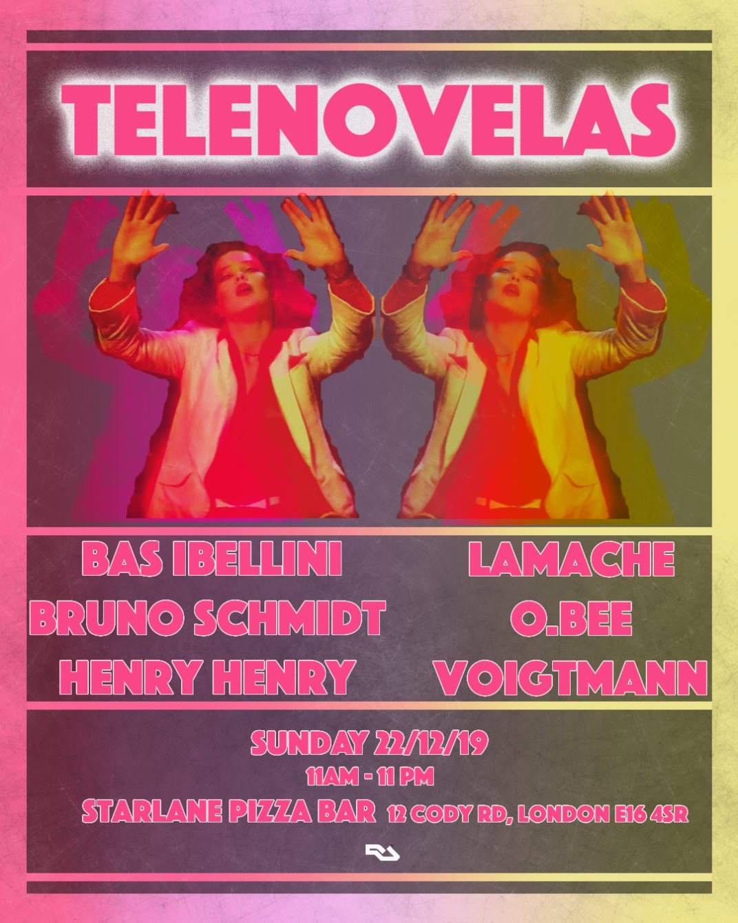 Telenovelas presents: Voigtmann, Lamache, Bruno Schmidt, O.BEE, Henry Henry & More - Flyer front