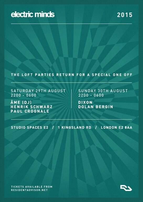 The Hydra: Electric Minds Loft Party with Dixon - フライヤー表