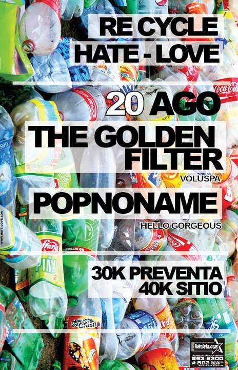 The Golden Filter & Popnoname - フライヤー表