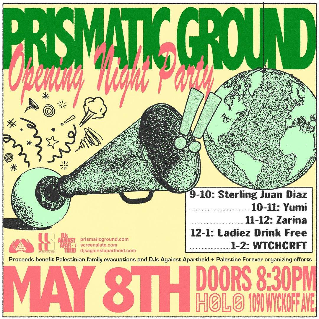 DJs Against Apartheid X Screen Slate Present: Prismatic Ground 2024 Opening Night Party - Página frontal