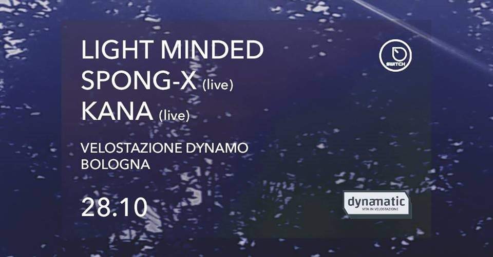 Switch Music Recordings Showcase with Light Minded, Spong-X, Kana - Página frontal