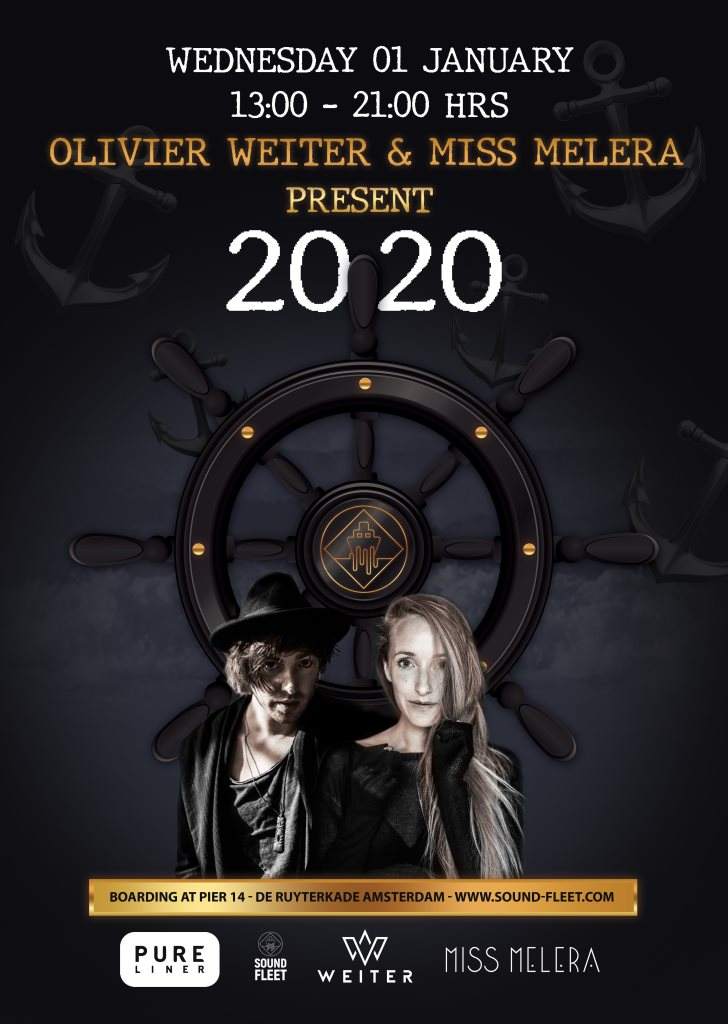Olivier Weiter x Miss Melera present 2020 (Boat Party) - フライヤー表