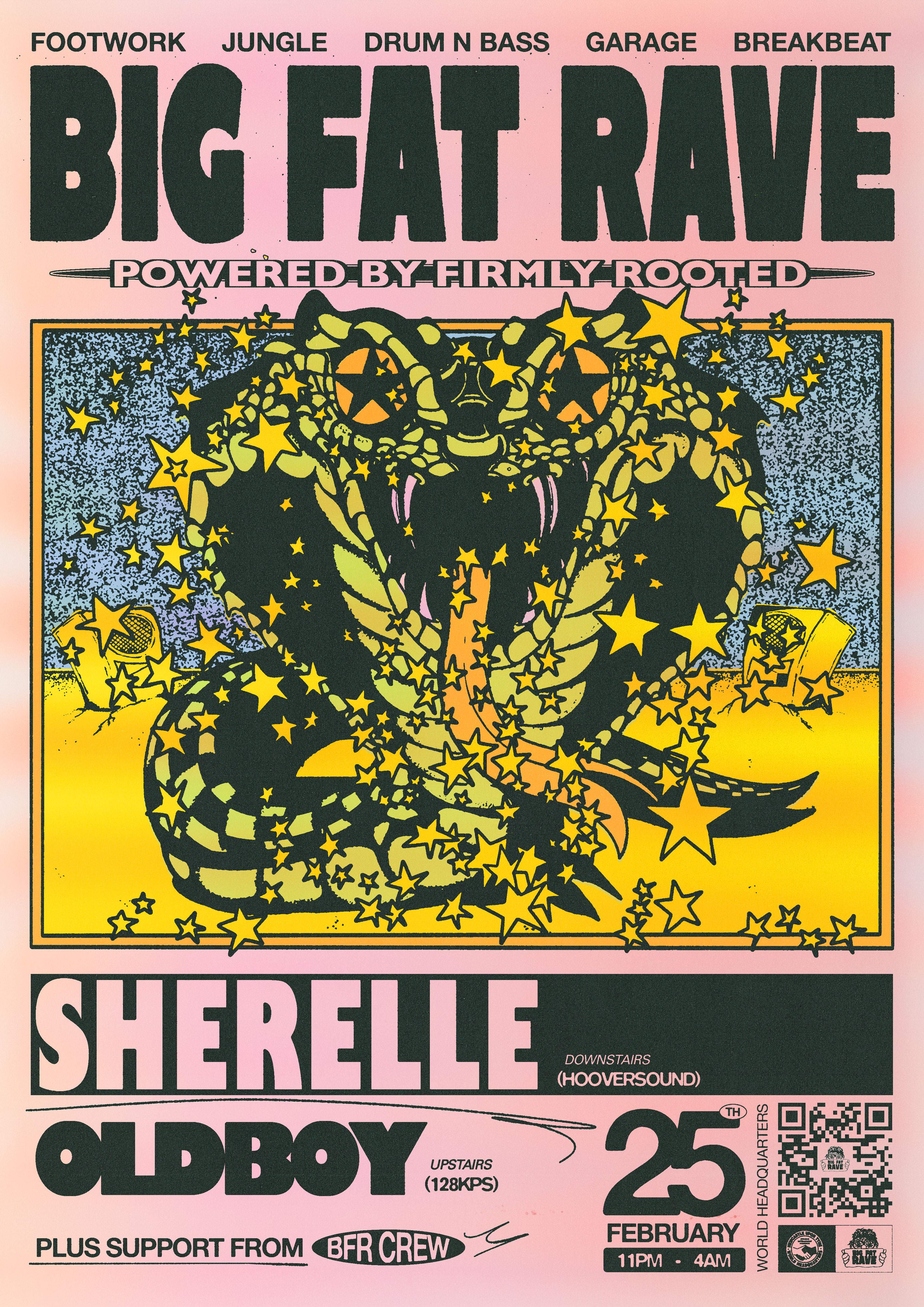 Big Fat Rave: SHERELLE - OLDBOY - FIRMLY ROOTED SOUND SYSTEM at World  Headquarters, Newcastle