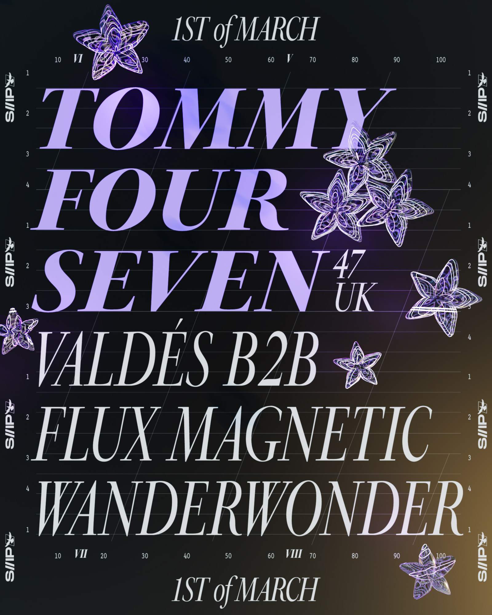 S//IP x Tommy Four Seven, Valdés b2b Flux Magnetic, Wanderwonder at S ...