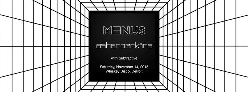 Asher Perkins (Minus) with Subtractive (Trapez) - フライヤー表