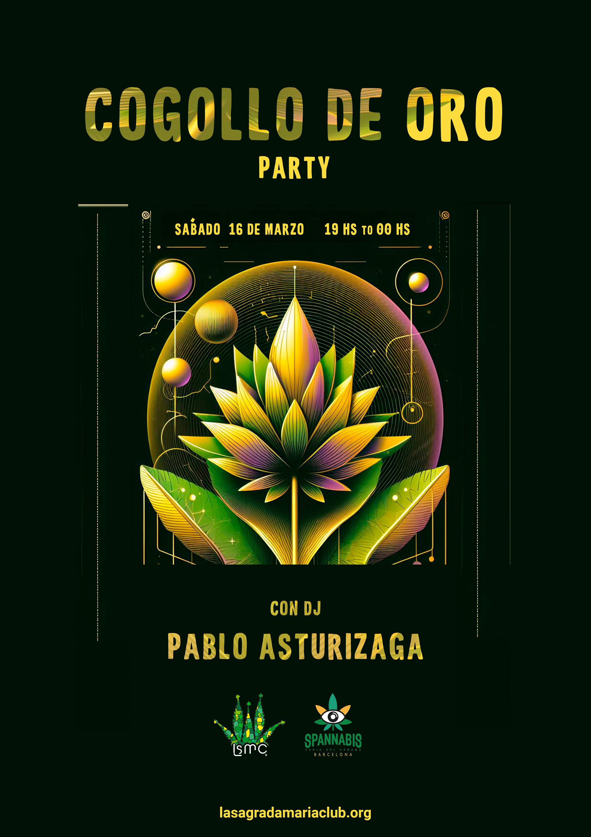 El Cogollo de Oro presents: Pablo Asturizaga (DJ Set) - フライヤー表