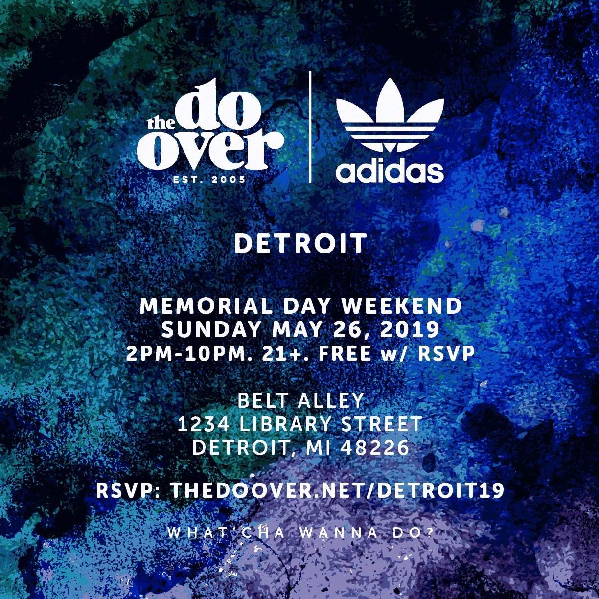 Adidas Originals x The Do Over Detroit Block Party at The Belt Alley Detroit