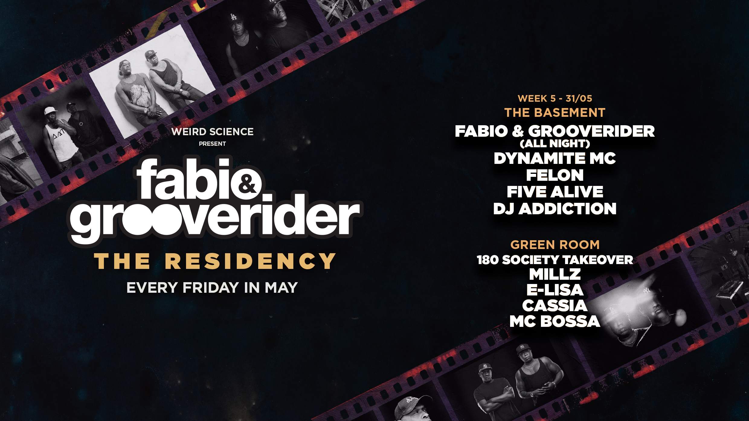 Fabio & Grooverider : The Residency (Week 5) - Página frontal