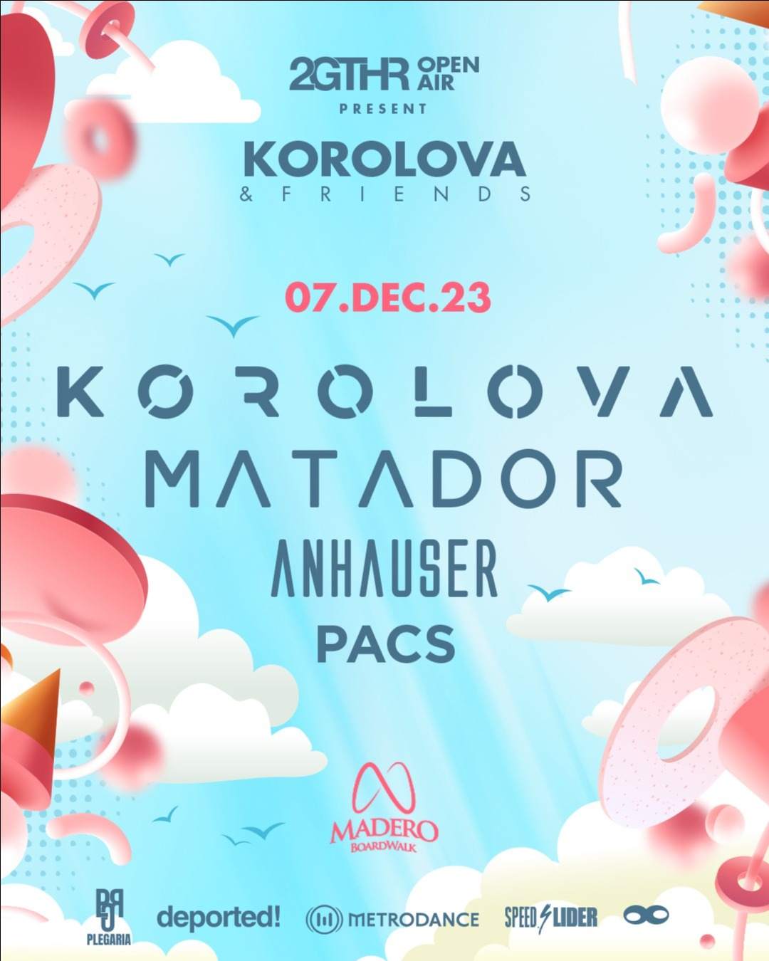 Korolova + Matador - Madero Boardwalk - フライヤー表