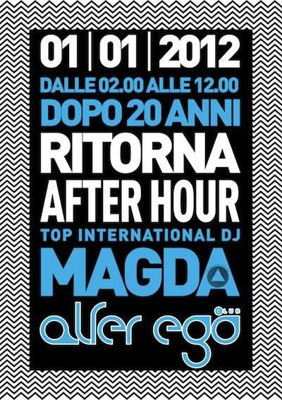 After Hours Top Dj Magda (Items & Things) - フライヤー表
