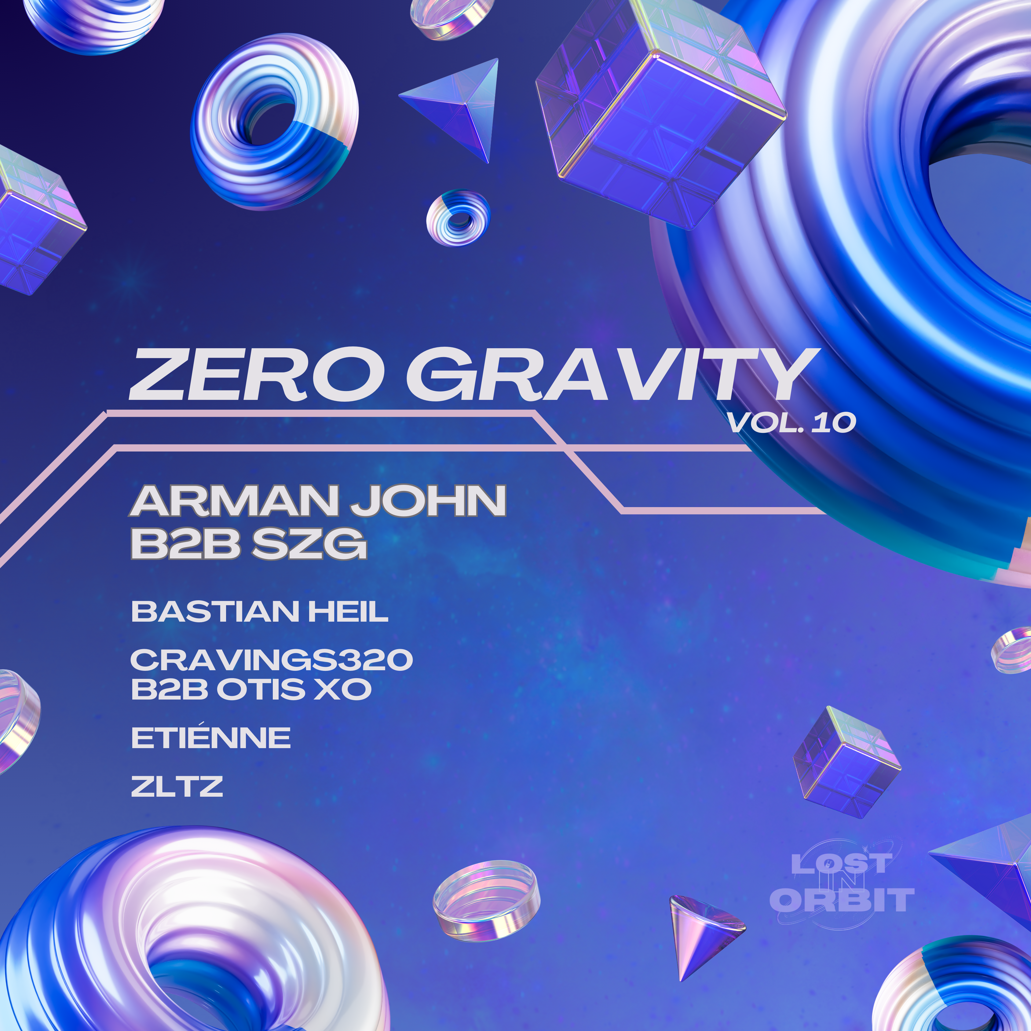 Zero Gravity 10th Anniversary with Arman John & SZG - Página frontal