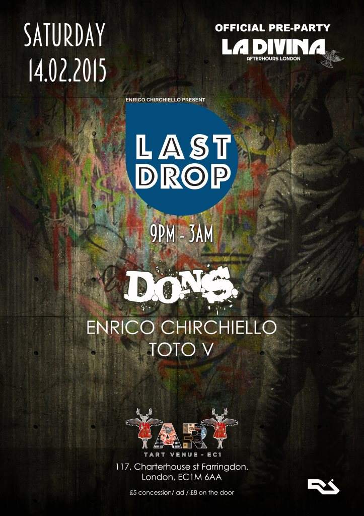 Last Drop Official Divina Pre-Party - Página frontal