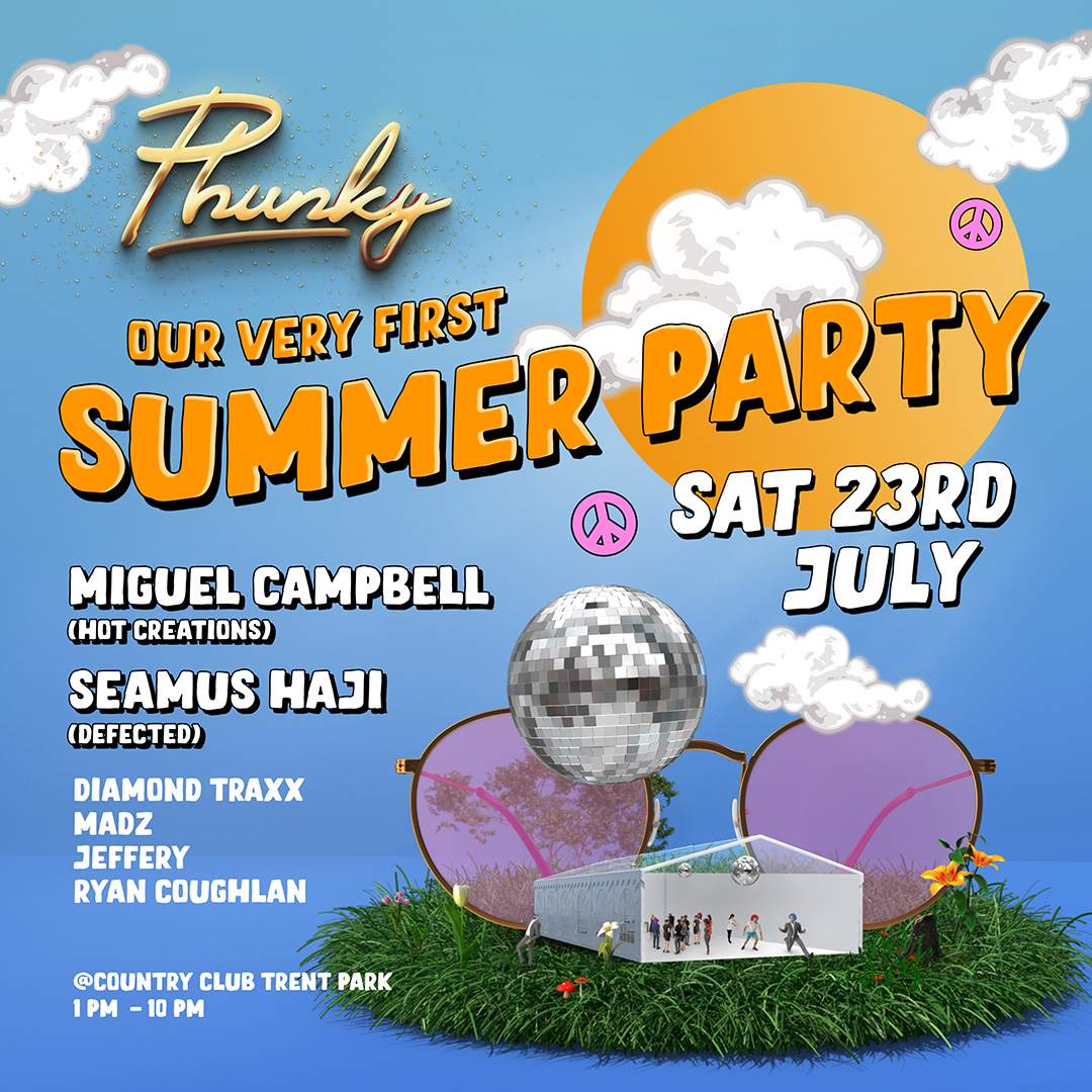 PHUNKY'S SUMMER PARTY: with Miguel Campbell, Seamus Haji + more - フライヤー裏