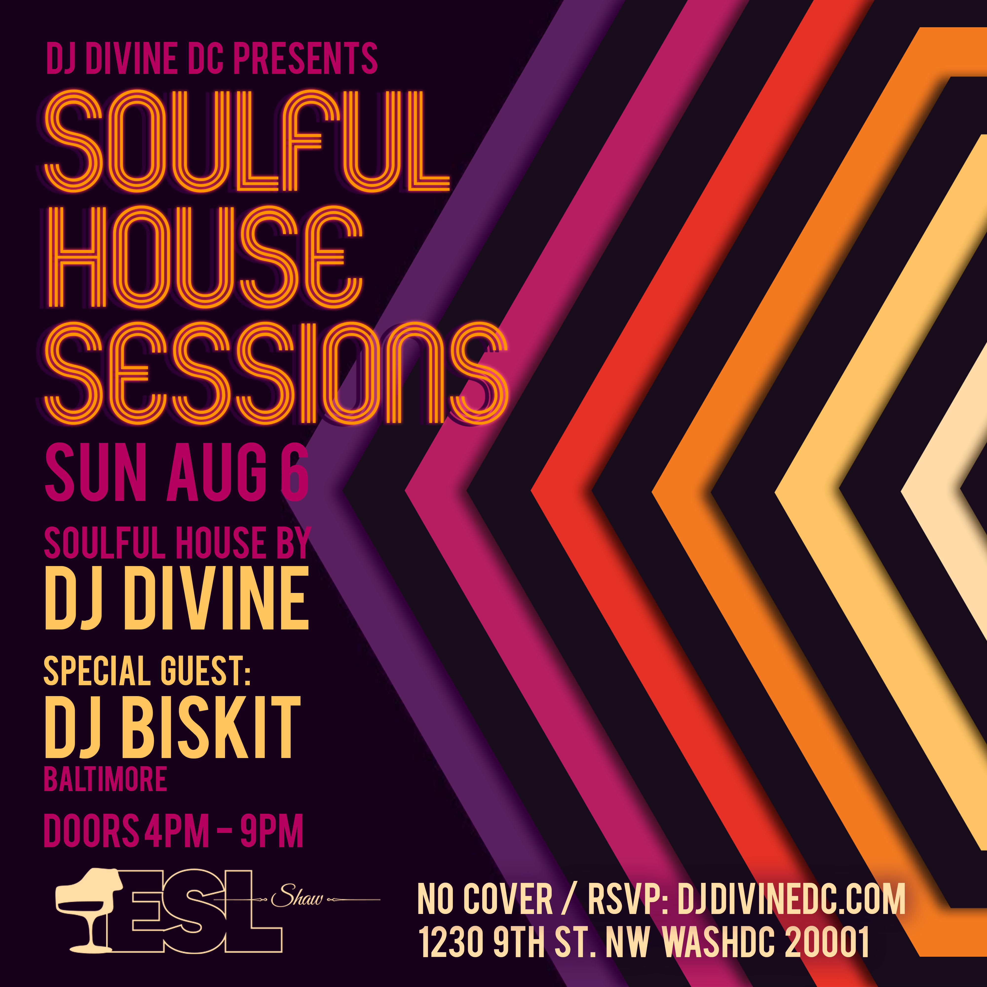 Soulful House Sessions at ESL Shaw DJ Divine & DJ Biskit Bday Celebration - Página frontal