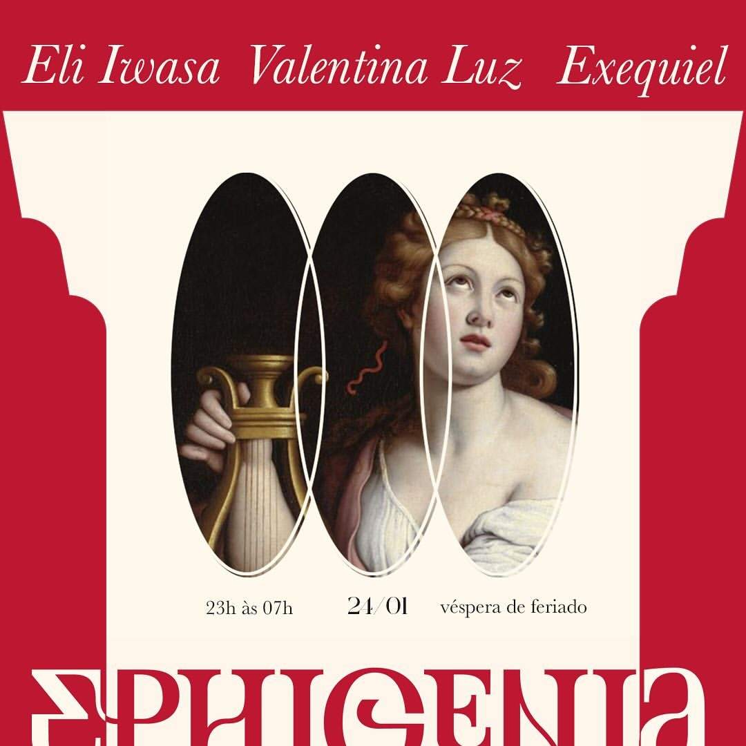 Eli Iwasa, Valentina Luz e Exequiel @ EPHIGENIA - Página frontal