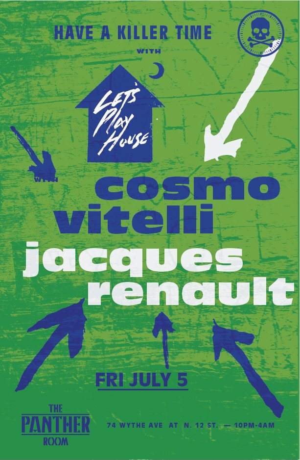 Let's Play House + Have a Killer Time - Cosmo Vitelli & Jacques Renault - Página frontal