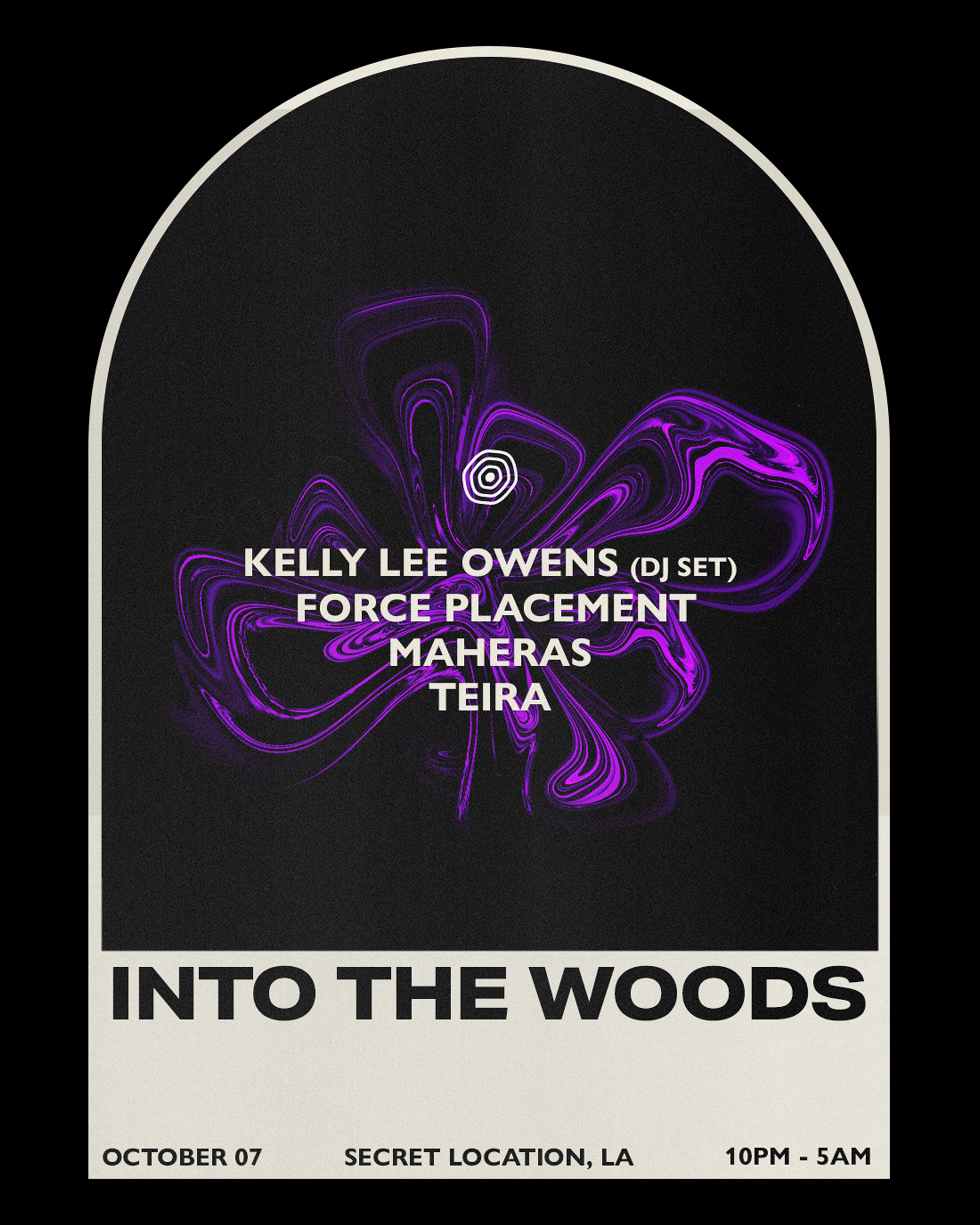 Into The Woods presents Kelly Lee Owens (DJ Set) - Página frontal