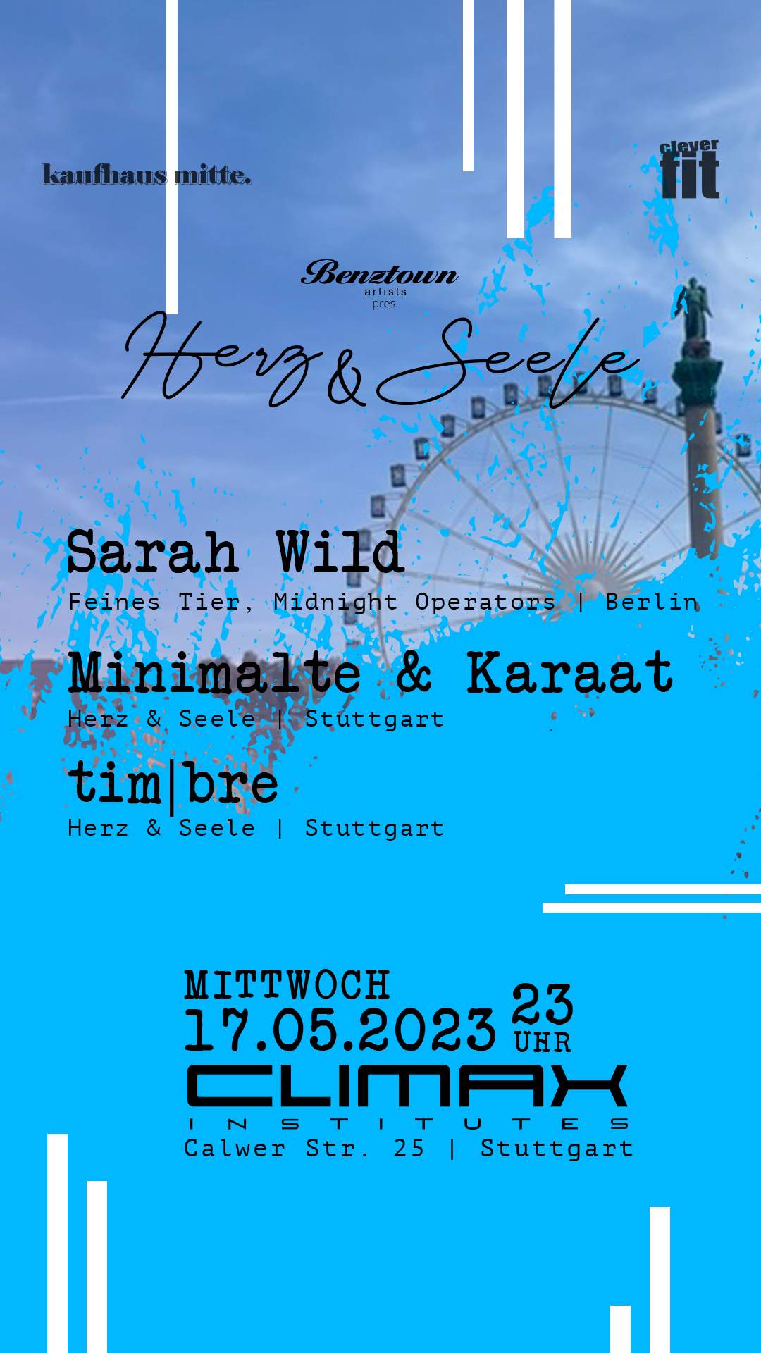HERZ & SEELE w./ Sarah Wild - フライヤー裏