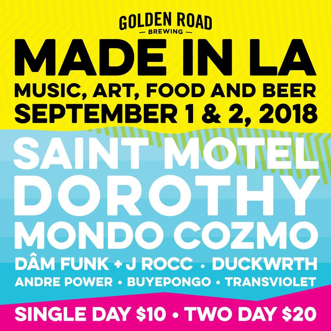 Made In La Music & Arts Festival - フライヤー表