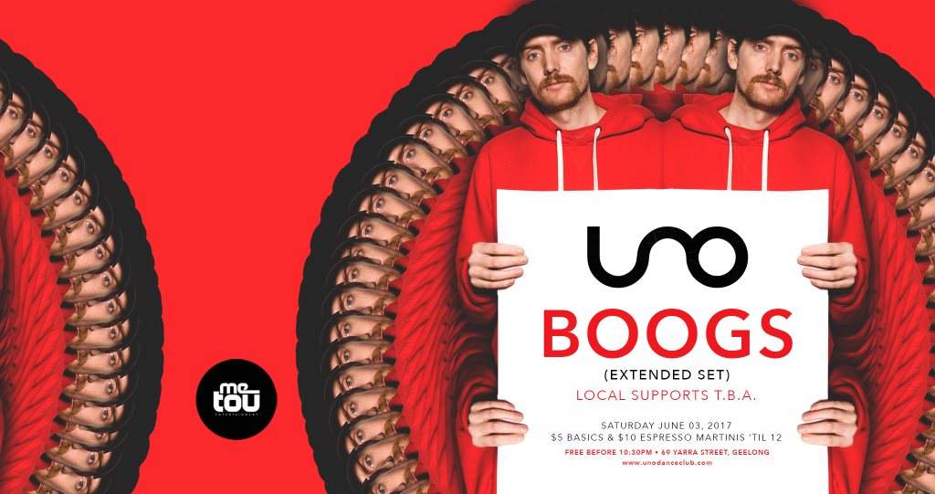 UNO presents Boogs - Página frontal