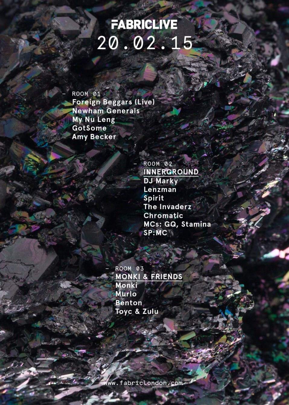 Fabriclive: Foreign Beggers, Innerground & Monki & Friends - Página frontal