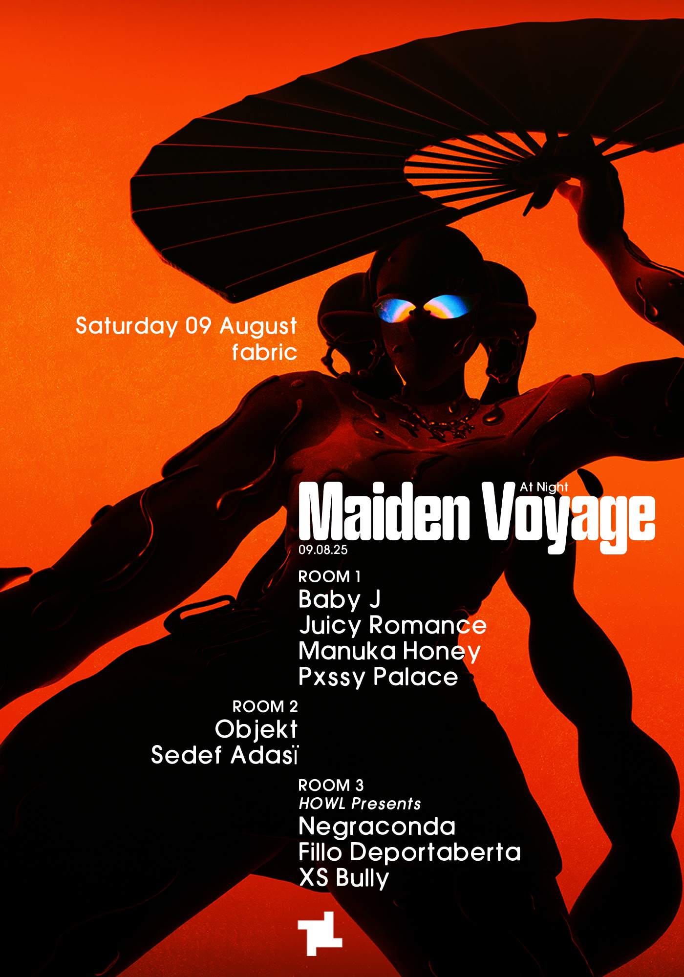 Maiden Voyage Afterparty Baby J, Sedef Adasi, Objekt, Juicy
