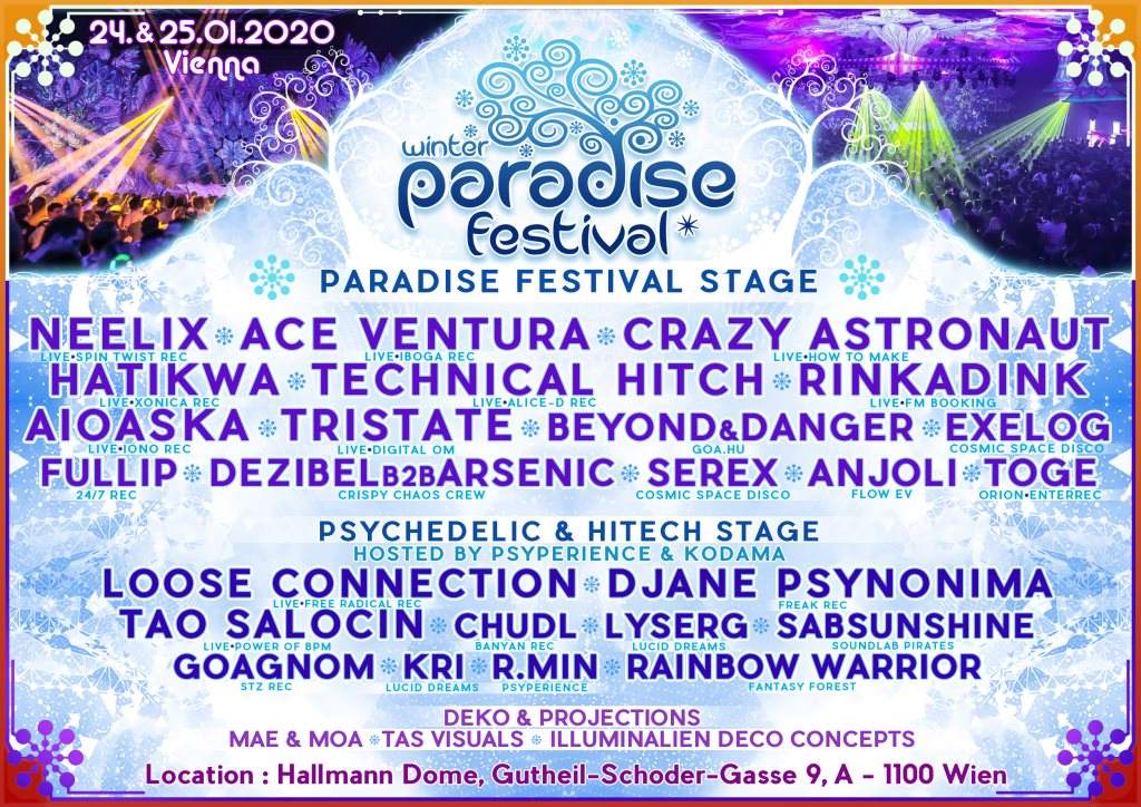 Paradise Winterfestival 2020 - Página trasera