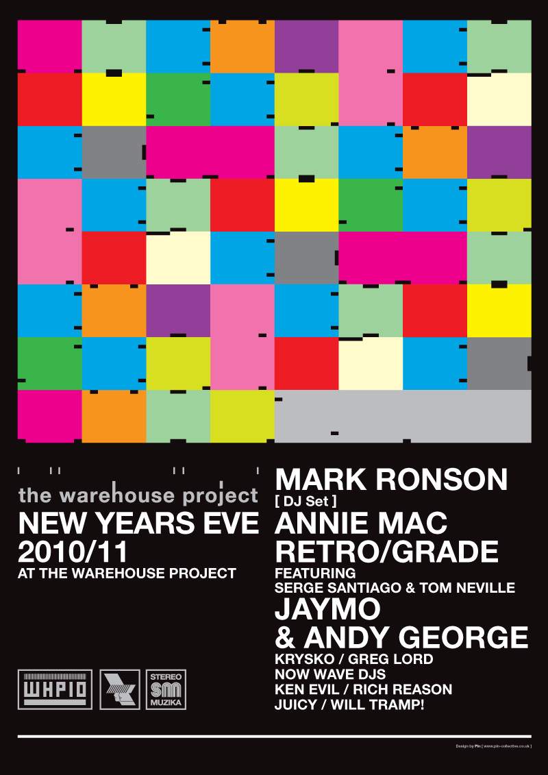 The Warehouse Project Presents New Years Eve - フライヤー表