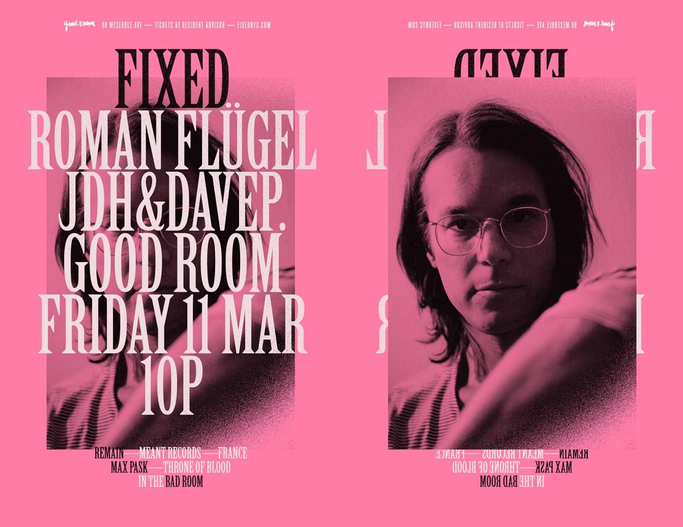Fixed with Roman Flügel + Remain & Max Pask in the Bad Room - Página frontal