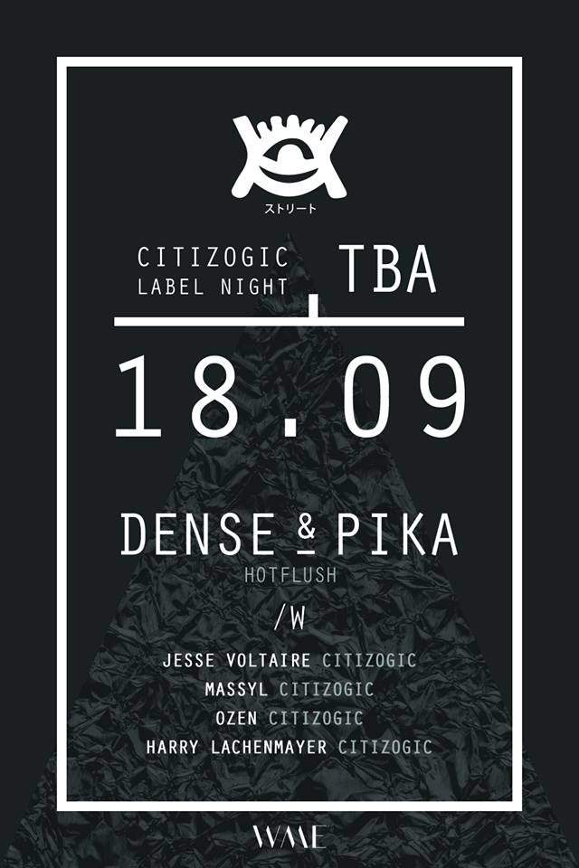 Citizogic Label Night with Dense & Pika - Página frontal