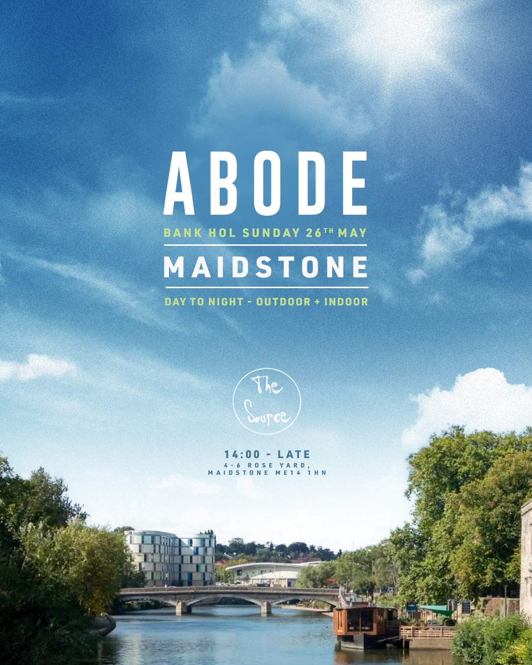ABODE Maidstone: Bank Holiday Open Air - Página frontal