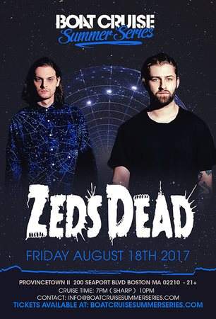 Zeds Dead Boat Cruise Summer Series at Habor Boston