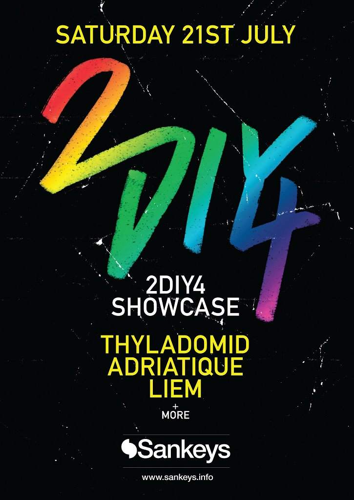 Diynamic 2diy4 Showcase - Adriatique, Thyladomid, Liem, Ellesse - Página frontal